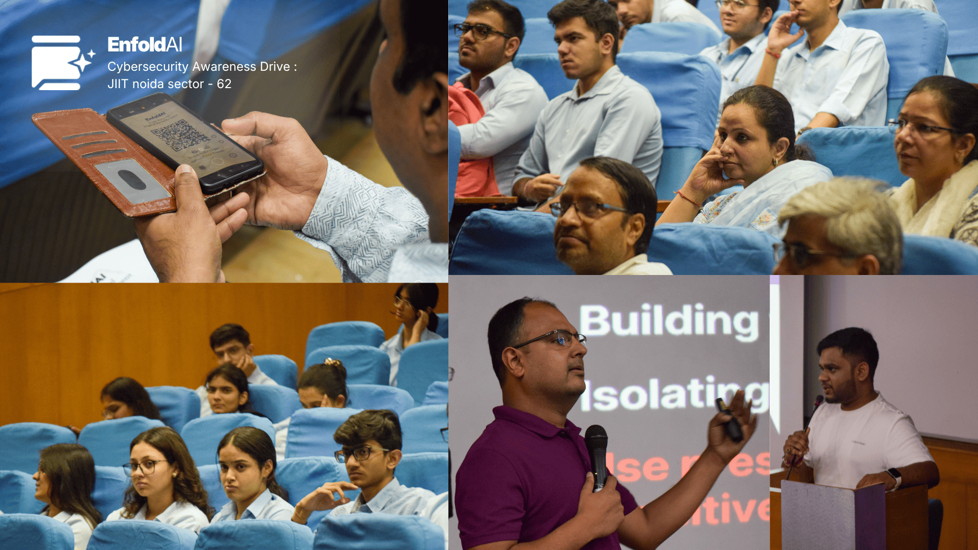 Cybersecurity Awareness Drive at JIIT Sector 62 for Students and Teachers