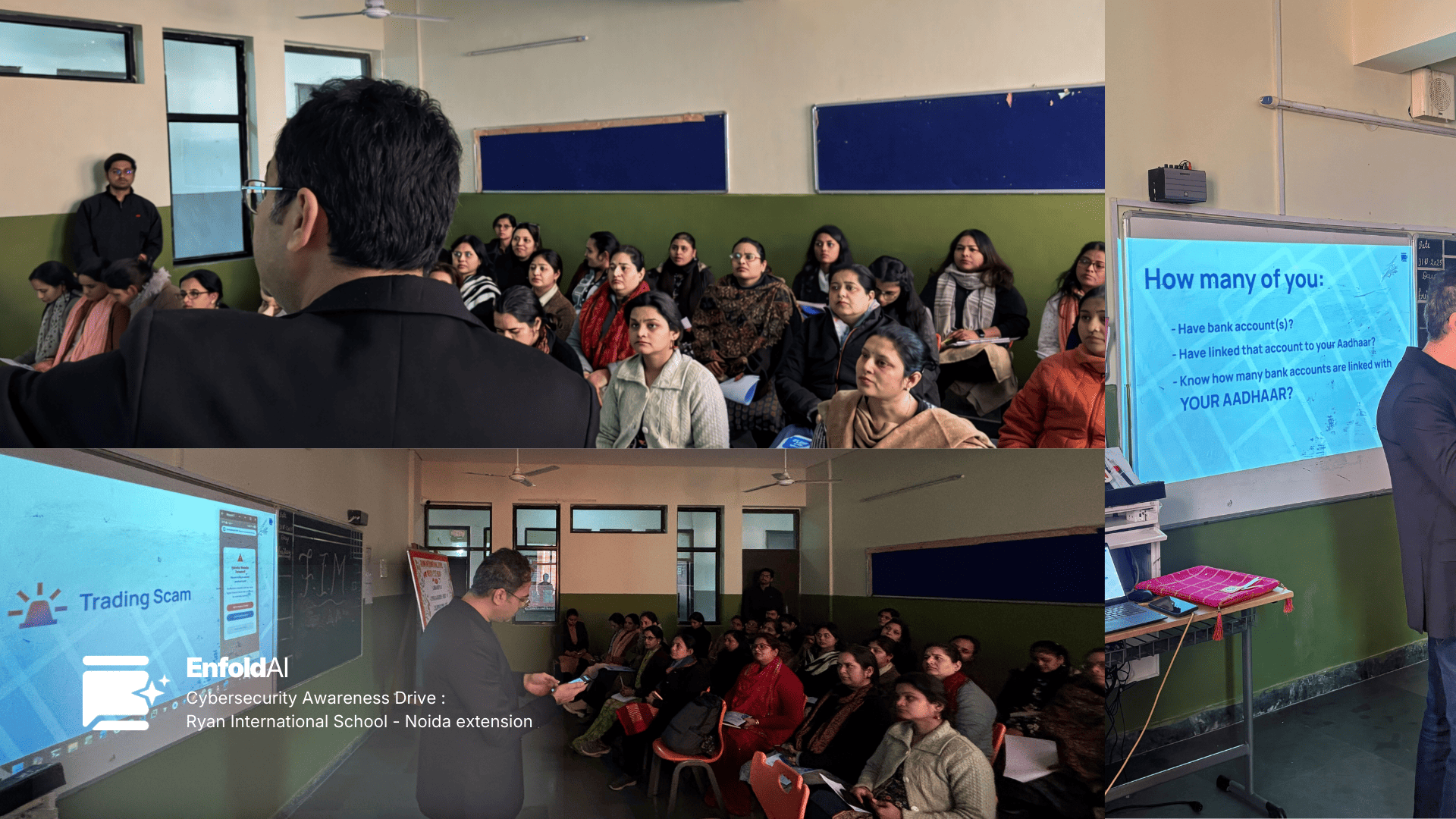 Cybersecurity Awareness Drive at Ryan International School, Noida – EnfoldAI