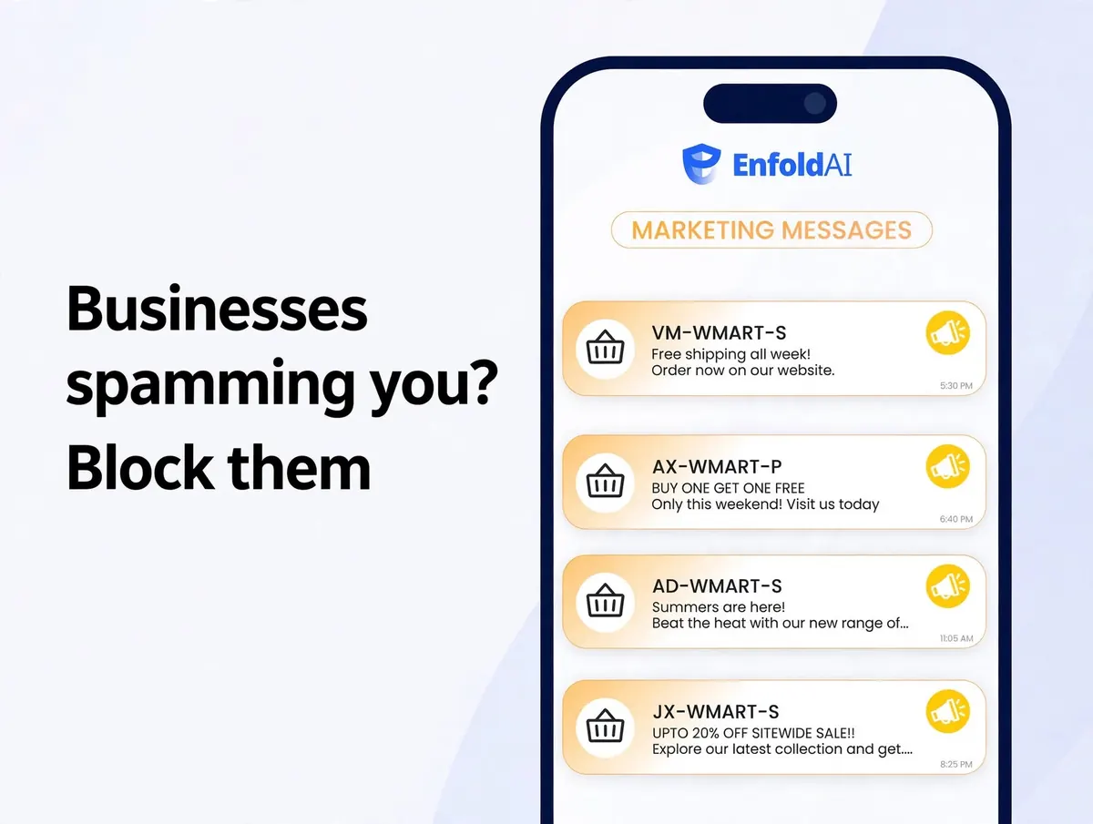 Businesses spamming you? Block them
