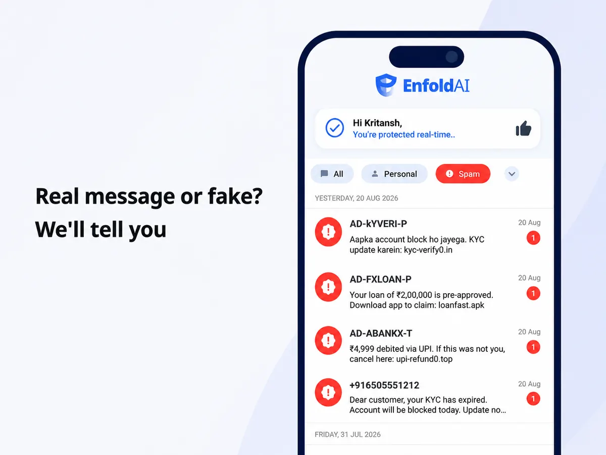 Real message or fake? We'll tell you