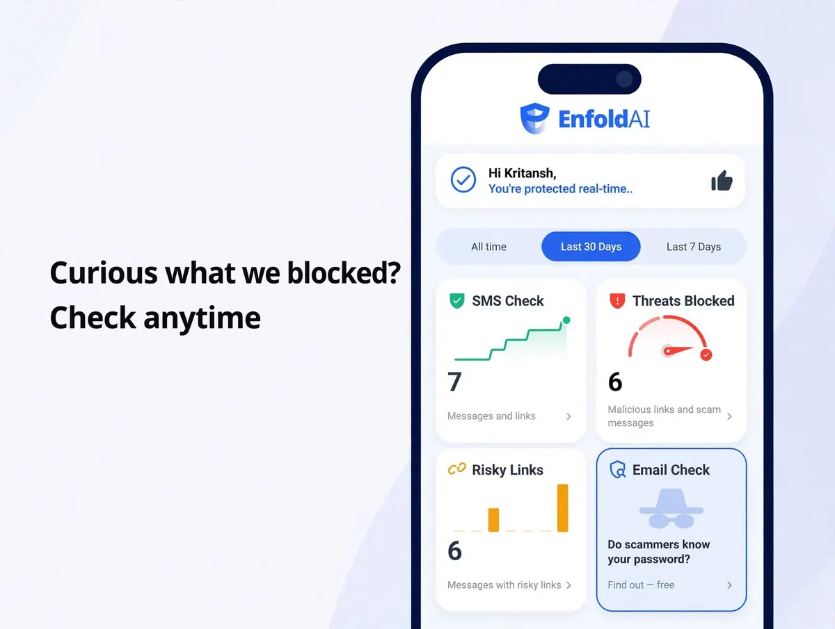 Curious what we blocked? Check anytime